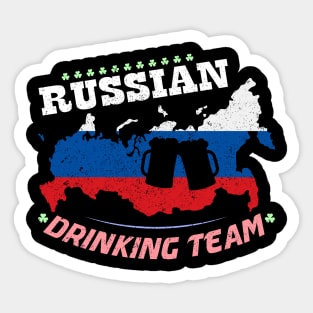 Russian Drinking Team - National Pride Sticker